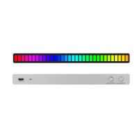 1PCS LED Music Spectrum Display RGB Pickup Rhythm Light Voice-Activated Music Rhythm Light DPBGC18