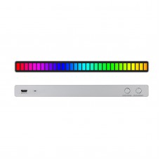 1PCS LED Music Spectrum Display RGB Pickup Rhythm Light Voice-Activated Music Rhythm Light DPBGC18