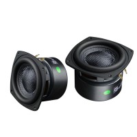 2PCS 4" 4Ω Subwoofer Speaker Square-Shaped Hifi Speaker Unit Loudspeaker Powerful Low Frequency