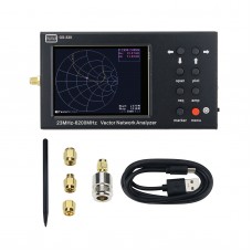 GS-320 23MHz-6200MHz Vector Network Analyzer 6GHz NanoVNA Antenna Analyzer Kit w/ 3.2" Color Screen