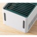 LL12 Mini Fan Rechargeable Water Cooling Fan Table Desk Fan Spray Fan Without Negative Ion White