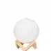 L-015-01 880ML Humidifier Diffuser Nano Mist 13CM Moon Night Light Lamp Dimmable USB Plug-In Type