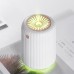 LB 300ML Mini Ultrasonic Humidifier Desktop Air Humidifier Car Diffuser w/ Night Light Plug-In Type