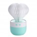 XRQ 150ML Cactus Air Humidifier Diffuser Dry Burn Protection Home Office Desktop Paper Night Light