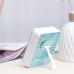 U2 Summer Small Desk Fan Mini Handheld Fan Portable Fan USB Rechargeable Adjustable Angles & Speeds