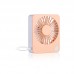 U2 Summer Small Desk Fan Mini Handheld Fan Portable Fan USB Rechargeable Adjustable Angles & Speeds