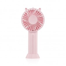 FS-MM-01 Mini Handheld Fan Small Desk Fan USB Rechargeable Portable Fan Eye-Catching Cat Appearance