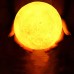 18CM/7.1" Bluetooth Speaker 3D Moon Night Light USB Charging 16 Light Color Touch Tap Remote Control