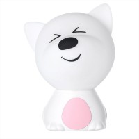 L2 Cute Doggie Colorful Night Light Bedroom Lovely Silicone Kids Bedside Lamp USB Rechargeable