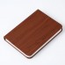 Wood Grain PU Folding Book Lamp Book Shaped Lamp Foldable Book Light Gift USB Rechargeable L Size