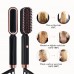 WT-065 Ceramic Thermostat Hair Straightener Brush Quick Beard Straightener Comb Beard Shaping Tool