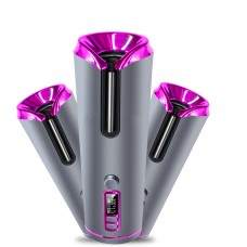 WT-125 Portable Automatic Curling Iron Cordless Curling Wand Rechargeable Hair Curler Not Hurt Hair