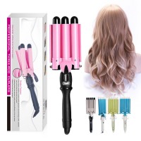 WT-199 Big Curls Curling Wand Three-Rod Curling Iron Quick Hair Curler Tool Low Power Consumption