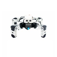 Bionic Quadruped Robot Spider Robot White Assembled For Graphical Programming Obstacle Avoidance