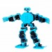 17DOF Humanoid Robot Educational Programming Robot Blue Assembled Cellphone APP Bluetooth Control