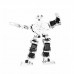 17DOF Humanoid Robot Educational Programming Robot White Assembled Cellphone APP Bluetooth Control