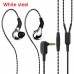 TZT-BL-03 In-Ear Earphones Headphones Wired Earbuds w/ Mic 10MM Carbon Diaphragm Dynamic Driver