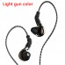 TZT-BL-03 In Ear Earphones Sport Wired Earbuds w/ 10MM Carbon Diaphragm Dynamic Driver Without Mic