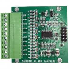 ADS8688 16-Bit 500KSPS Data Acquisition Module Single/Bipolar Input 8-channel SAR/ADC Module