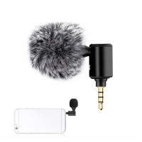 PU614B Condenser Microphone 3.5MM Jack Single Directional Adjustable Microphone For Mobile Phone