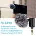 PU614B Condenser Microphone 3.5MM Jack Single Directional Adjustable Microphone For Mobile Phone
