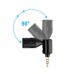 PU616B Condenser Microphone Type-C Jack Single Directional Adjustable Microphone For Mobile Phone