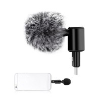 PU616B Condenser Microphone Type-C Jack Single Directional Adjustable Microphone For Mobile Phone