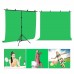 PU5205G 2x2M T-Shaped Photography Background Stand Kit Backdrop Stand Kit w/ Clips For Photo Studio