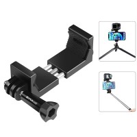 PULUZ PU3062B Phone Clamp Phone Mount Aluminum Alloy Vlogging Livestreaming Photography Accessory