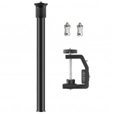 PU3063B C Clamp Mount Light Stand Central Shaft Extension Rod Camera Monopod 33-60CM/13-23.6"