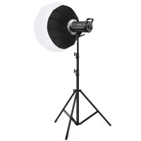 PKT3103 Softbox Lighting PULUZ 150W LED Video Light 5600K + 2.8M Light Holder + 65CM Lantern Softbox