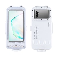 PU9111W 45M/147FT PULUZ Diving Waterproof Case Underwater Case For iPhone IOS 13.0 Or Above Version