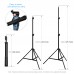 PKT5205 2x3M/6.6x9.8FT Background Stand Kit Photo Studio Backdrop Stand Kit Red/Blue/Green Backdrops