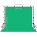 PKT5205 2x3M/6.6x9.8FT Background Stand Kit Photo Studio Backdrop Stand Kit Red/Blue/Green Backdrops