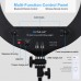 PKT3102 PULUZ 18 Inch Live LED Ring Light With Tripod Stand 70.9" 3PCS Phone Clamps & Remote Control