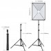 PU5071 50x70CM Softbox Lighting Kit With 4PCS E27 Bulbs 1.6M Light Stand For Photo Studio Equipment