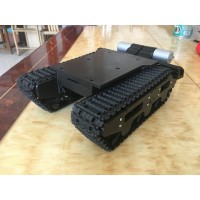 Tracked Robot Tank Chassis Shock Absorption Suspension Assembled DIY Toy Car 3D Printing w/ Motors