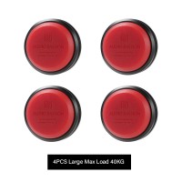 4pcs DAC Laptop Anti-shock HiFi Absorber 40kg Load Silica Gel Foot Nail Feet Pads Absorption Shock Pad-Red