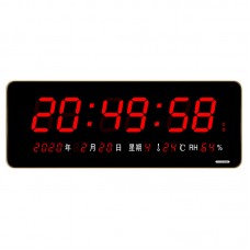 MA-2158 NTP Network Clock Electronic Clock Alarm Clock 6-Digit 58x21CM/22.8 x 8.3" Chinese Display