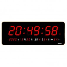 MA-2158 NTP Network Clock Electronic Clock Alarm Clock 6-Digit 58x21CM/22.8 x 8.3" Chinese Display