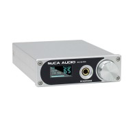 SUCA AUDIO DAC-Q6 PRO Silver Hifi Headphone Amp Bluetooth 5.0 DAC Preamplifier DSD512 Power Adapter