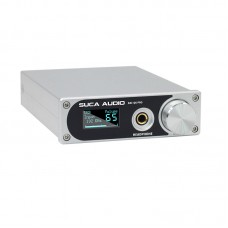 SUCA AUDIO DAC-Q6 PRO Silver Hifi Headphone Amp Bluetooth 5.0 DAC Preamplifier DSD512 Power Adapter