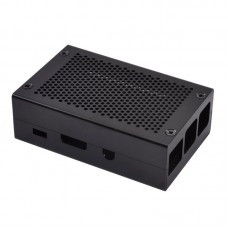 For Raspberry Pi 3 Case Black Aluminum Alloy Raspberry Pi 3 Heatsink Case Perfect For DIY Makers