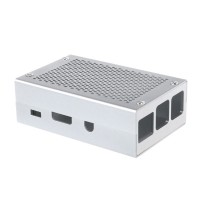 For Raspberry Pi 3 Case Silver Aluminum Alloy Raspberry Pi 3 Heatsink Case Perfect For DIY Makers