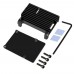 For Raspberry Pi 4B Case Raspberry Pi 4 Heatsink Case Shell Kit Aluminum Alloy Black Without Fan