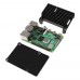 For Raspberry Pi 4B Case Raspberry Pi 4 Heatsink Case Shell Kit Aluminum Alloy Black Without Fan