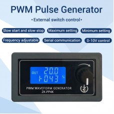 ZK-PP4K PWM Pulse Generator PWM Waveform Generator 1Hz-150KHz w/ LCD Display For Lighting LED Motor