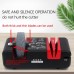 Professional Electric Knife Sharpener Multifunctional Automatic Cut Sharpeners with 15-Degree Bevel Crude and Fine Grooves EU Plug