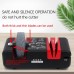 Professional Electric Knife Sharpener Multifunctional Automatic Cut Sharpeners with 15-Degree Bevel Crude and Fine Grooves US Plug