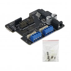 Stepper Motor HAT for Raspberry Pi 3 Motor Stepper Motor Driver Servo Robot Expansion Board 